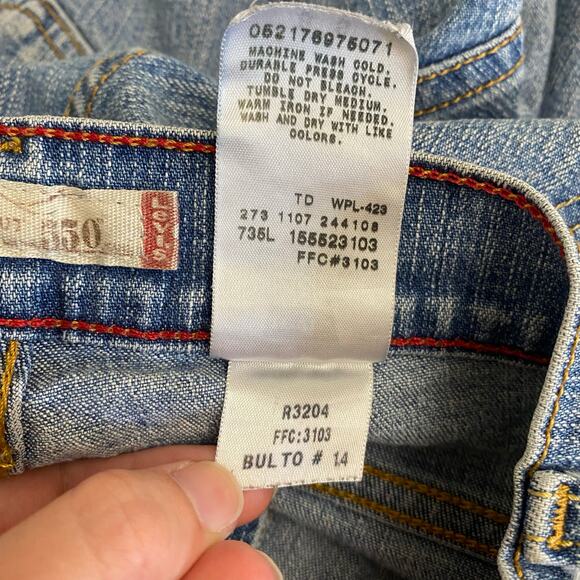 Levi’s Vintage Cut Off Denim Shorts Womens Size 8 Blue Streetwear‎ Y2K - Picture 9 of 9